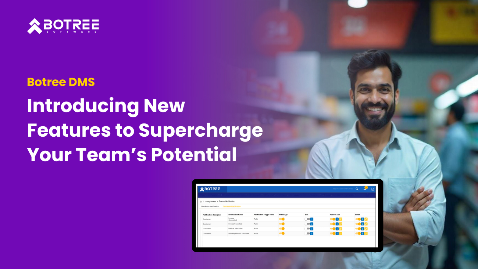New feature in botree dms to supercharge your team's potential